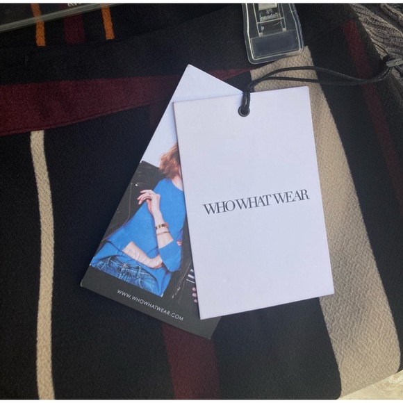 Who What Wear Multicolored Stripe A-Line Midi Dress 4 NWT - Picture 6 of 6